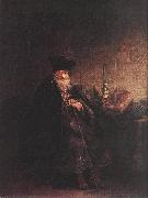 REMBRANDT Harmenszoon van Rijn Old Rabbi oil painting picture wholesale